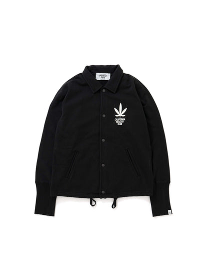 【Perfect ribs®×ALM】"CALIFORNIA HEALTHY CLUB" Coach jacket / Black(コーチジャケット/ブラック)