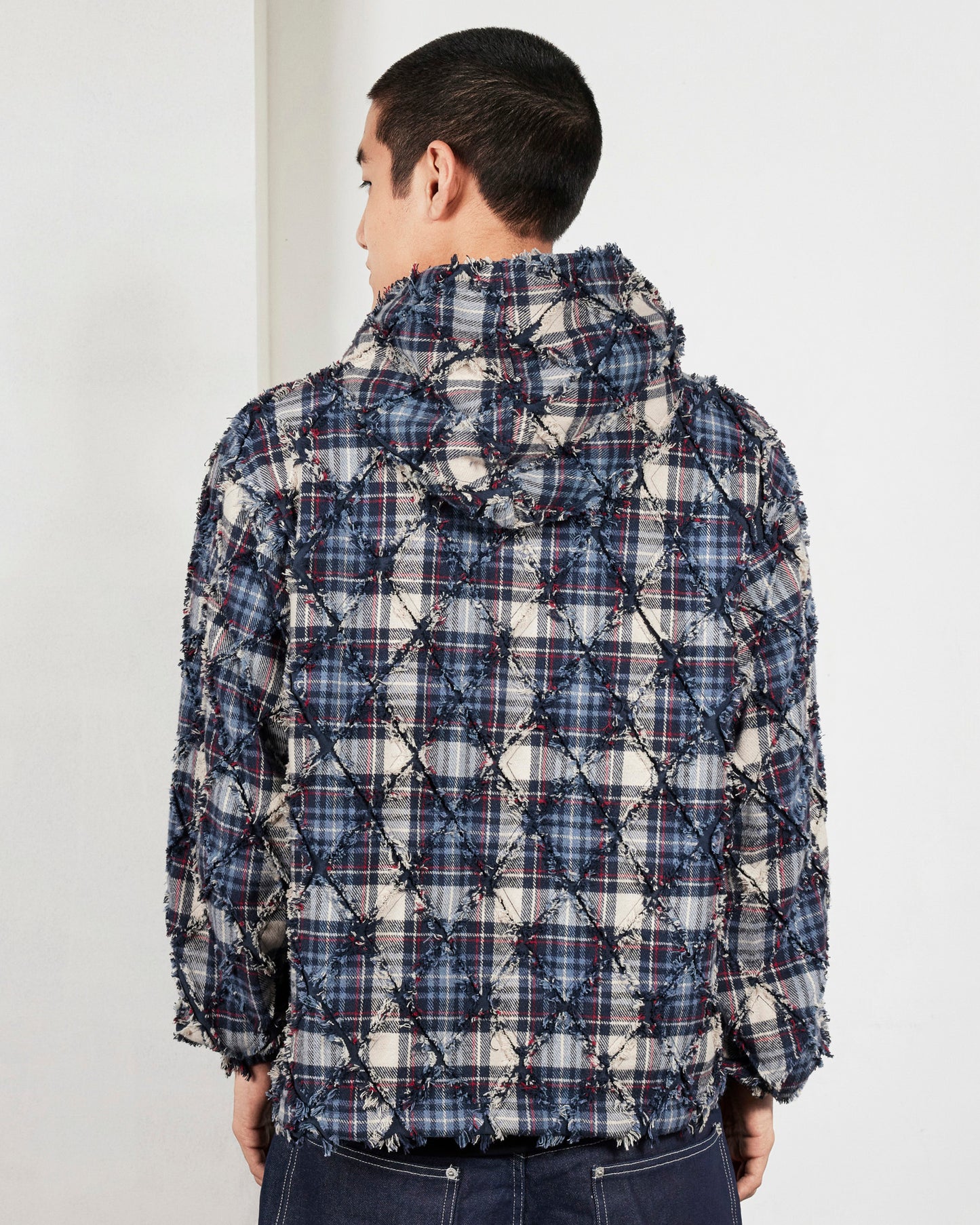 【PLEASURES - プレジャーズ】MYSTIC PONCHO HOODIE / NAVY (フーディ/ネイビー)