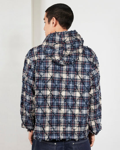 【PLEASURES - プレジャーズ】MYSTIC PONCHO HOODIE / NAVY (フーディ/ネイビー)