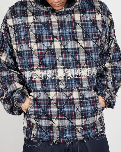 【PLEASURES - プレジャーズ】MYSTIC PONCHO HOODIE / NAVY (フーディ/ネイビー)