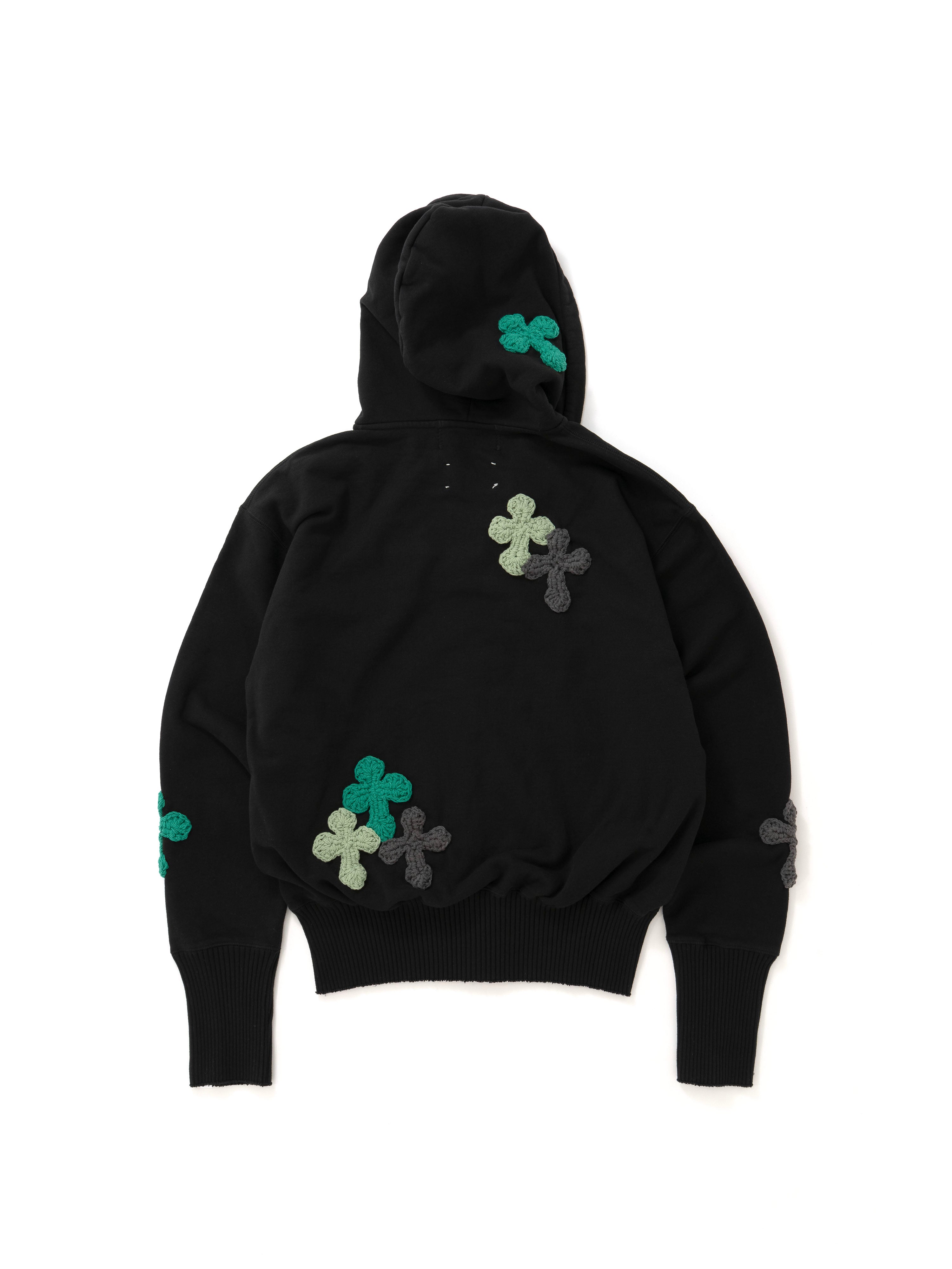 Perfect ribs® × Y.A.R.N. 】Basic Zip Hoodie / Black(パーカー