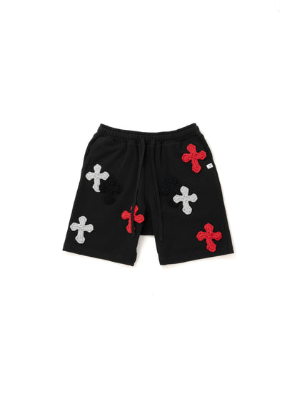 【Perfect ribs® × Y.A.R.N.】Basic Sweat Short Pants / Black(ショーツ/ブラック)