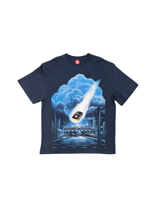 【ICE CREAM - アイスクリーム】IMPACT OVERSIZED T-SHIRT / CHARCOAL (Tシャツ/チャコール)