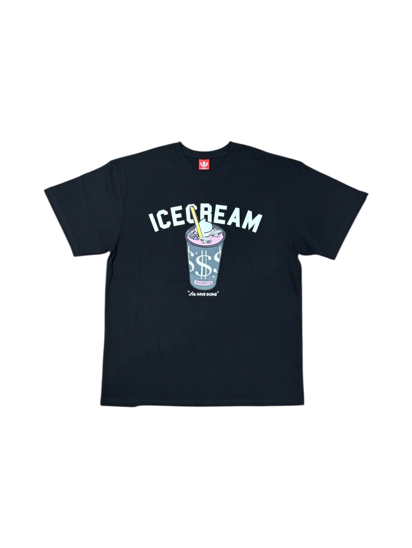 【ICE CREAM - アイスクリーム】SHAKE T-SHIRT / BLACK (Tシャツ/ブラック)