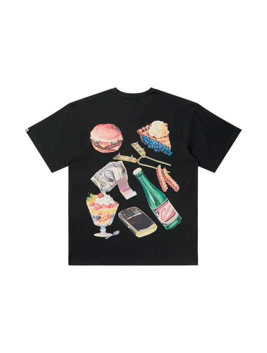【ICE CREAM - アイスクリーム】MMM FOOD T-SHIRT / BLACK (Tシャツ/ブラック)