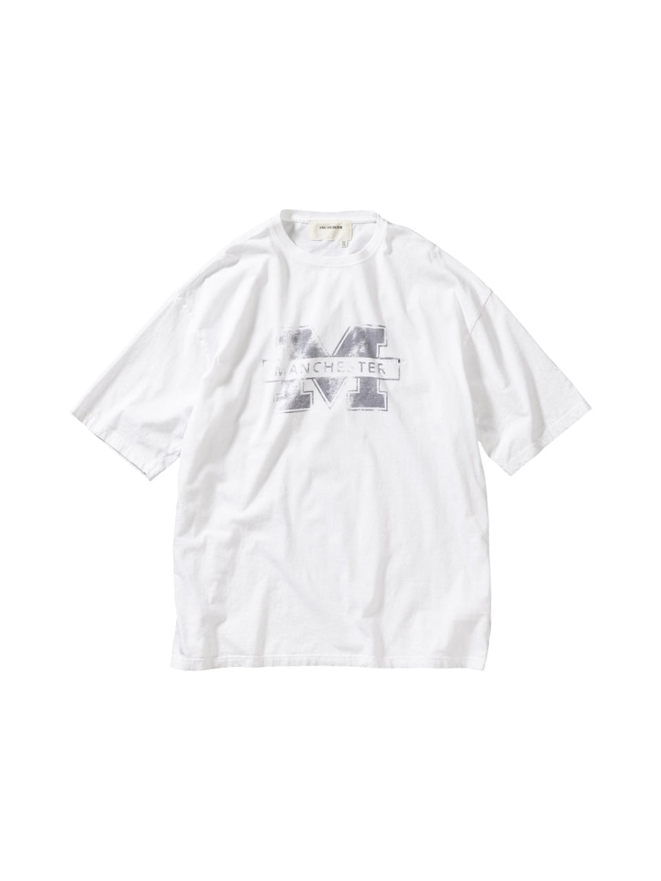 【ANACHRONORM - アナクロノーム】AN368 MANCHESTER PRINTED S/S T-S / WHITE (Tシャツ/ホワイト)