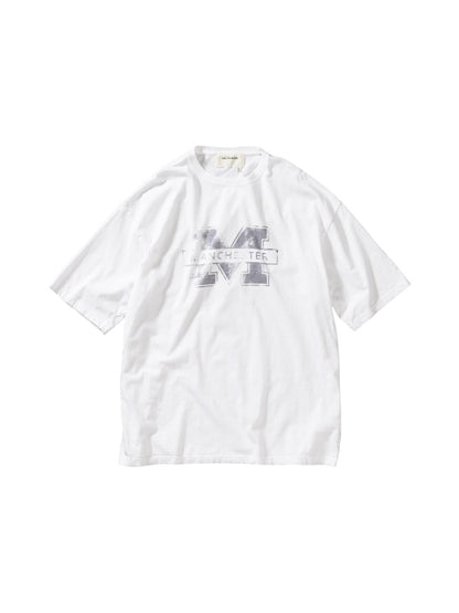 【ANACHRONORM - アナクロノーム】AN368 MANCHESTER PRINTED S/S T-S / WHITE (Tシャツ/ホワイト)
