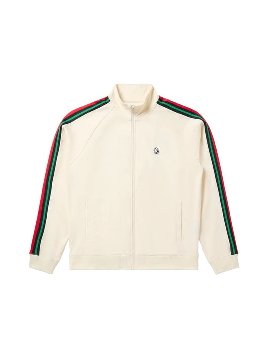 【Billionaire Boys Club-ビリオネアボーイズクラブ】 BB SOUNDCHECK CHAINSTITCH ZIP FRONT TRACK JACKET / WINTER WHITE (トラックジャケット/ウィンターホワイト)