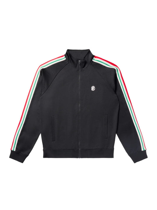 【Billionaire Boys Club-ビリオネアボーイズクラブ】 BB SOUNDCHECK CHAINSTITCH ZIP FRONT TRACK JACKET / BLACK (トラックジャケット/ブラック)