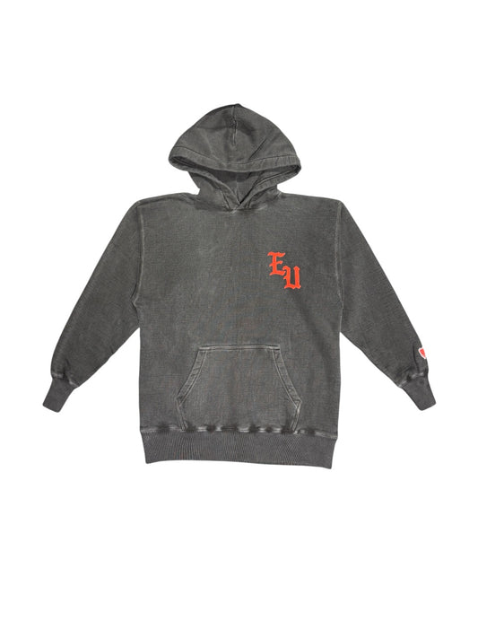 【EMOTIONALLY UNAVAILABLE - エモーショナリー アンアベイラブル】EU LOGO CL HOODIE / BLACK  (フーディ/ブラック)