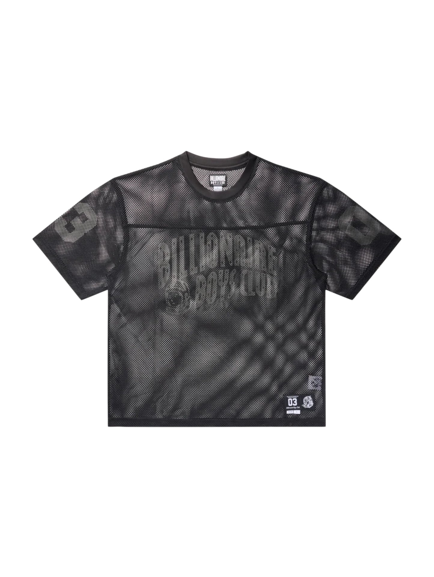 【Billionaire Boys Club-ビリオネアボーイズクラブ】 BB VARSITY CROP FIT FOOTBALL JERSEY / BLACK (Tシャツ/ブラック)