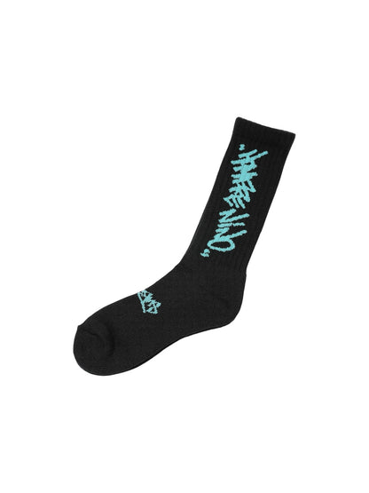 【Hombre Nino - オンブレニーニョ】SKATE SOCKS / BLACK (ロンT/ブラック)