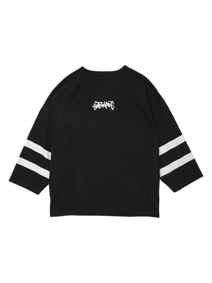 【Hombre Nino - オンブレニーニョ】FOOTBALL SHIRT / BLACK (Tシャツ/ブラック)