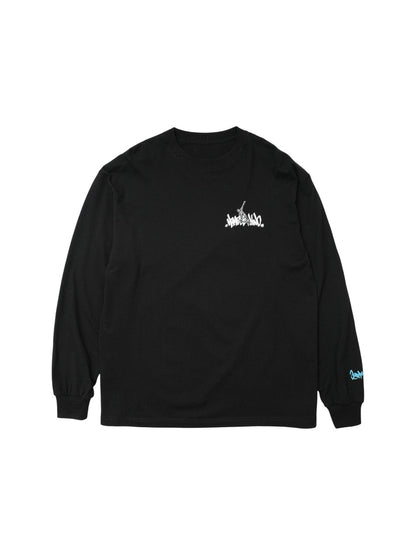 【Hombre Nino - オンブレニーニョ】L/S PRINT TEE / BLACK (ロンT/ブラック)