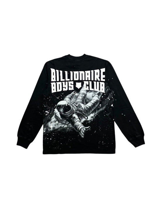 【Billionaire Boys Club-ビリオネアボーイズクラブ】 BB OBLIVION PAINT SPLATTER LS T-SHIRT / BLACK (ロンT/ブラック)