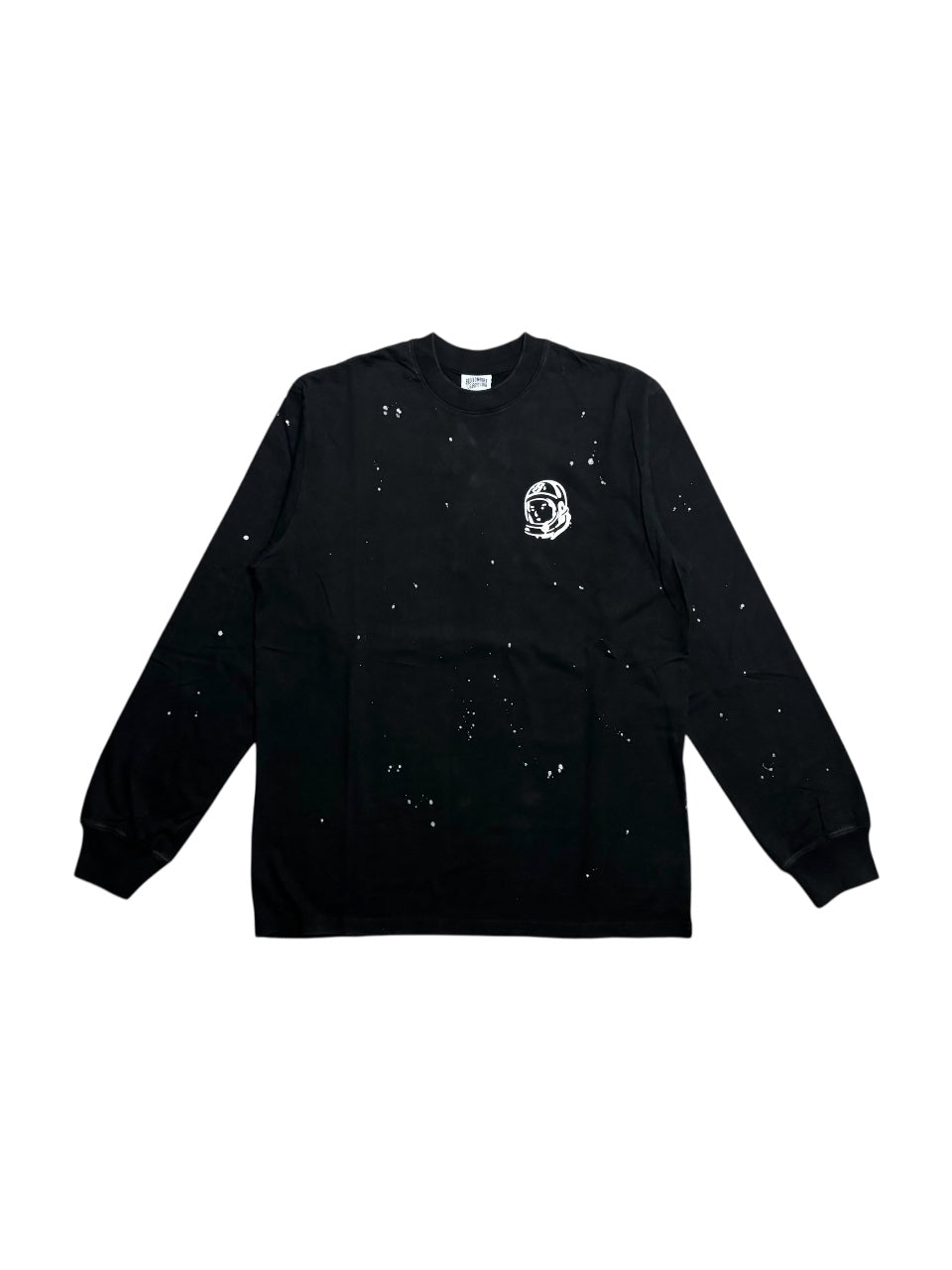 【Billionaire Boys Club-ビリオネアボーイズクラブ】 BB OBLIVION PAINT SPLATTER LS T-SHIRT / BLACK (ロンT/ブラック)