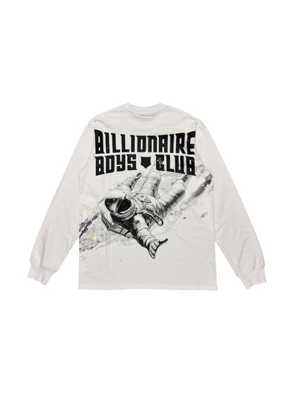 【Billionaire Boys Club-ビリオネアボーイズクラブ】 BB OBLIVION PAINT SPLATTER LS T-SHIRT / WHITE (ロンT/ホワイト)