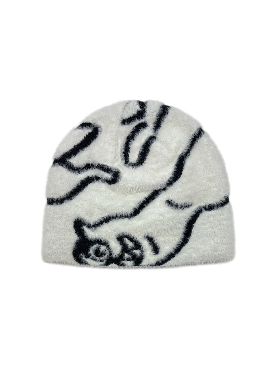 【ICE CREAM - アイスクリーム】HENDERSON JACQUARD PATTERN KNIT CAP / WHITE (ビーニー/ホワイト)