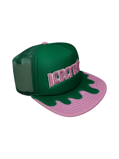 【ICE CREAM - アイスクリーム】DRIPPY TRUCKER HAT / RUSH MEADOW (キャップ/ラッシュメドウ)
