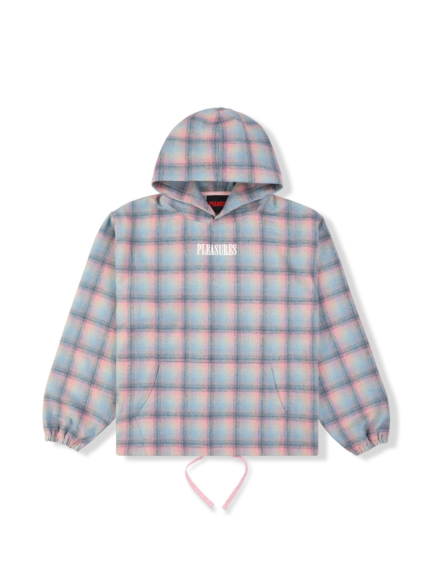 【PLEASURES - プレジャーズ】SENDER PONCHO HOODIE / PINK (フーディー/ピンク)