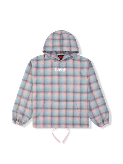 【PLEASURES - プレジャーズ】SENDER PONCHO HOODIE / PINK (フーディー/ピンク)