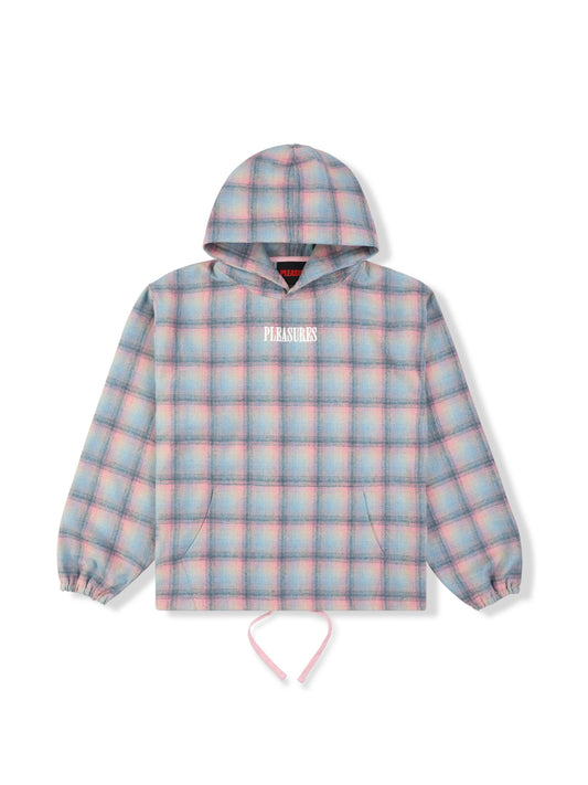 【PLEASURES - プレジャーズ】SENDER PONCHO HOODIE / PINK (フーディー/ピンク)