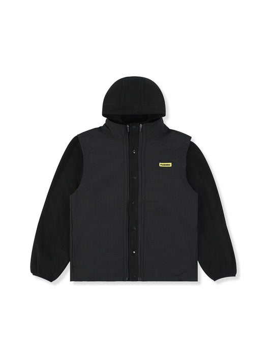 【PLEASURES - プレジャーズ】OVERTURE CONVERTIBLE JACKET / BLACK (ジャケット/ブラック)