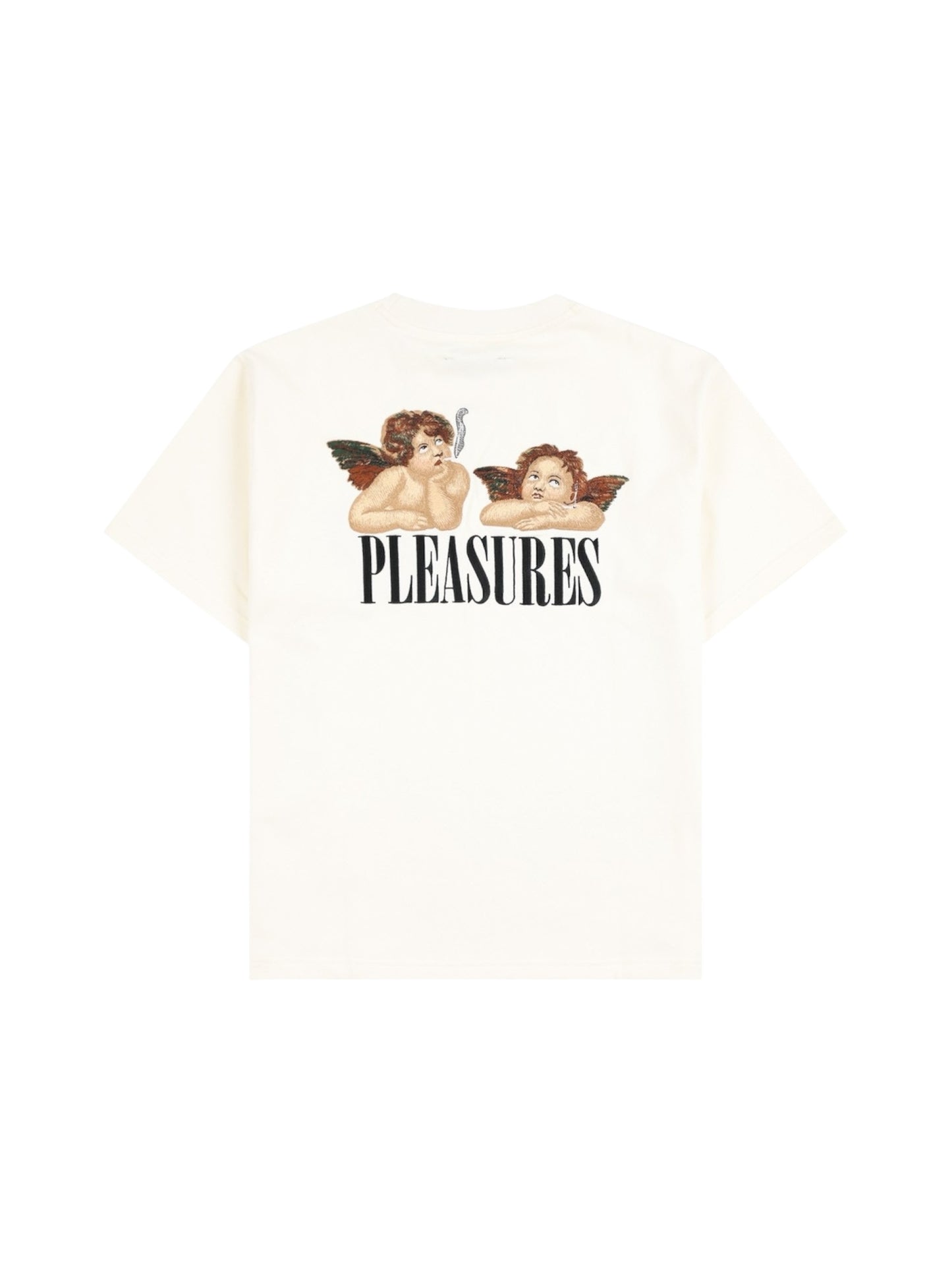 【PLEASURES - プレジャーズ】DYNAMIC SHORT SLEEVE CREWNECK / ECRU (Tシャツ/エクリュ)