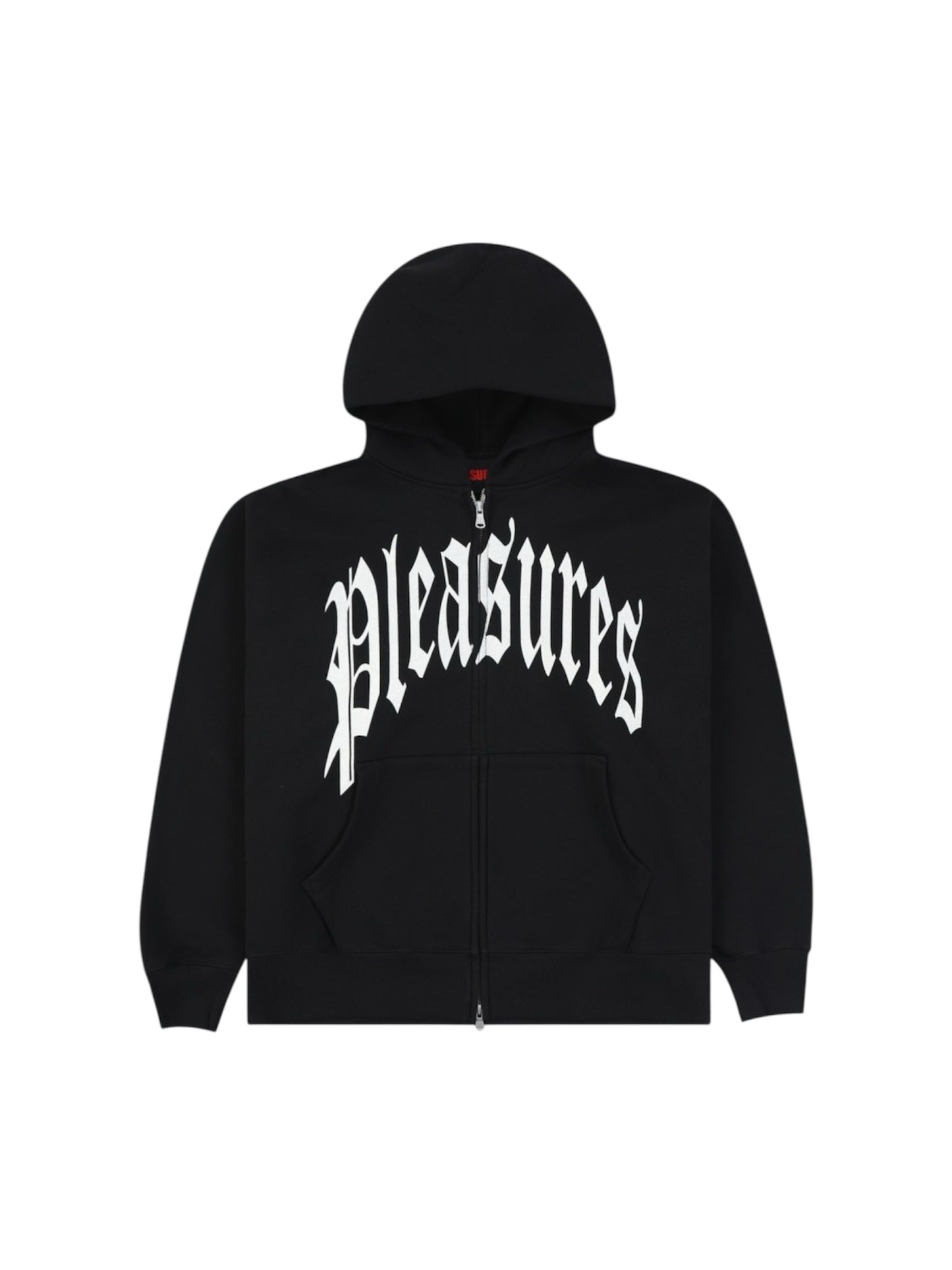 【PLEASURES - プレジャーズ】TWITCH ZIP HOODIE / BLACK (フーディー/ブラック)