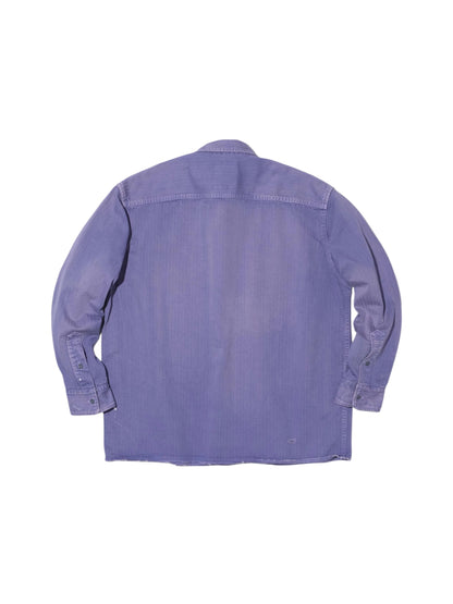 【SWJP - エスダブリュージェイピー】SWJP ATELIER SHIRT / LT PURPLE（シャツ/ライトパープル)