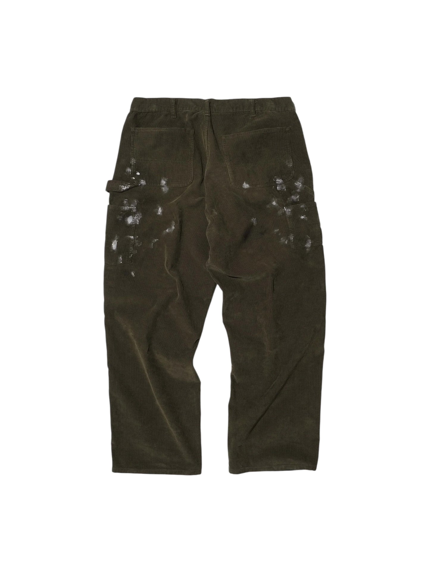 【SWJP - エスダブリュージェイピー】CORDULOY CARPENTER PANTS / OLIVE (パンツ/オリーブ)