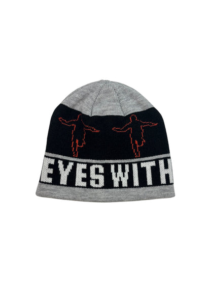 【HOCKEY - ホッケー 】EYES WITHOUT A FACE BEANIE / GRAY (ビーニー/グレー)