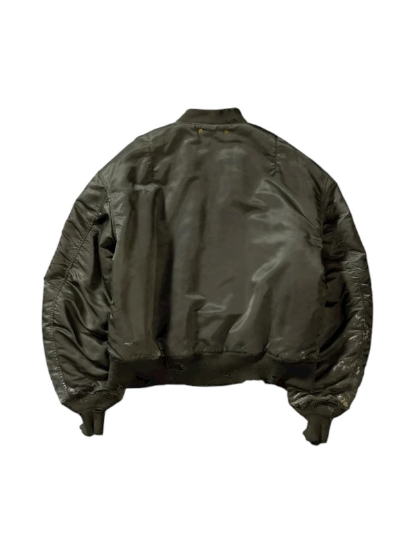 【ANACHRONORM - アナクロノーム】AN395 DIRTY NYLON MA-1 / OLIVE (ジャケット/オリーブ)
