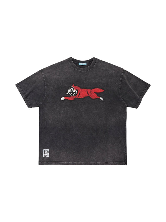 【ICE CREAM - アイスクリーム】DAMAGE COTTON T-SHIRT / BLACK (S/S/ブラック)