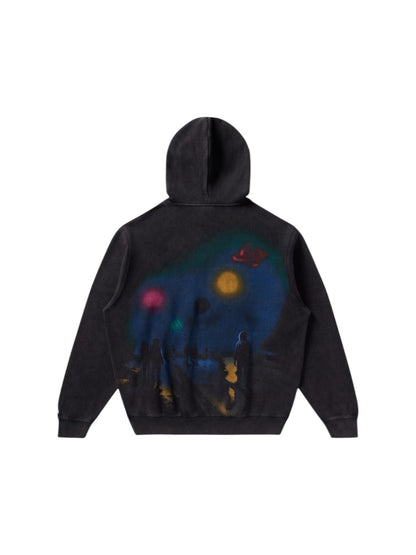 【Billionaire Boys Club-ビリオネアボーイズクラブ】TIMELAPSE HOODIE / BLACK (フーディ/ブラック)