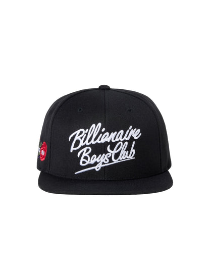 【Billionaire Boys Club-ビリオネアボーイズクラブ】SCRIPT SNAPBACK / BLACK (キャップ/ブラック)