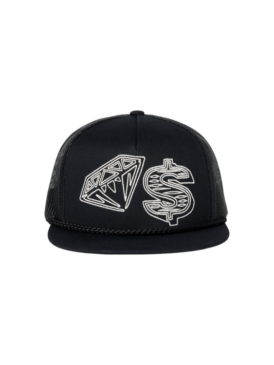 【Billionaire Boys Club-ビリオネアボーイズクラブ】D&S TRUCKER HAT / BLACK (キャップ/ブラック)