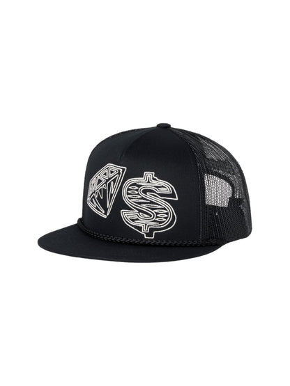 【Billionaire Boys Club-ビリオネアボーイズクラブ】D&S TRUCKER HAT / BLACK (キャップ/ブラック)