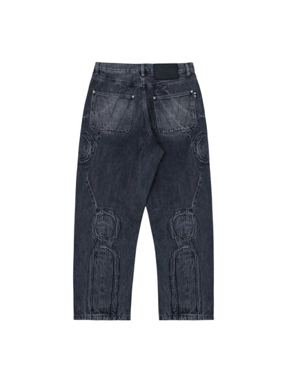 【VANDY THE PINK - ヴァンディー・ザ・ピンク】RIDER DENIM / BLACK (パンツ/ブラック)