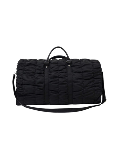 【VANDY THE PINK - ヴァンディー・ザ・ピンク】QUILTED LETTUCE KEEPALL / BLACK (バッグ/ブラック)