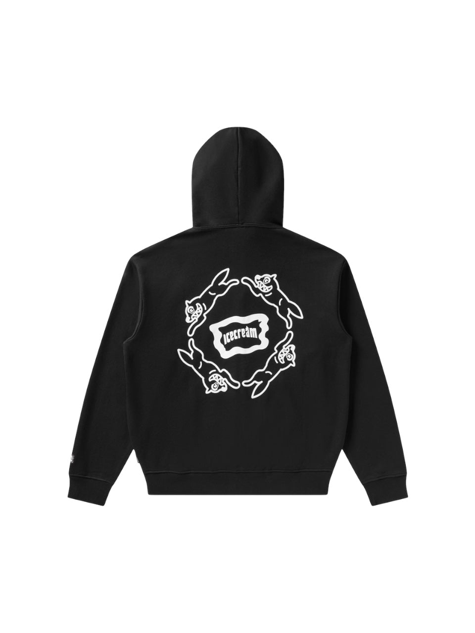 【ICE CREAM - アイスクリーム】LOOP ZIP HOODIE / BLACK (フーディー/ブラック)