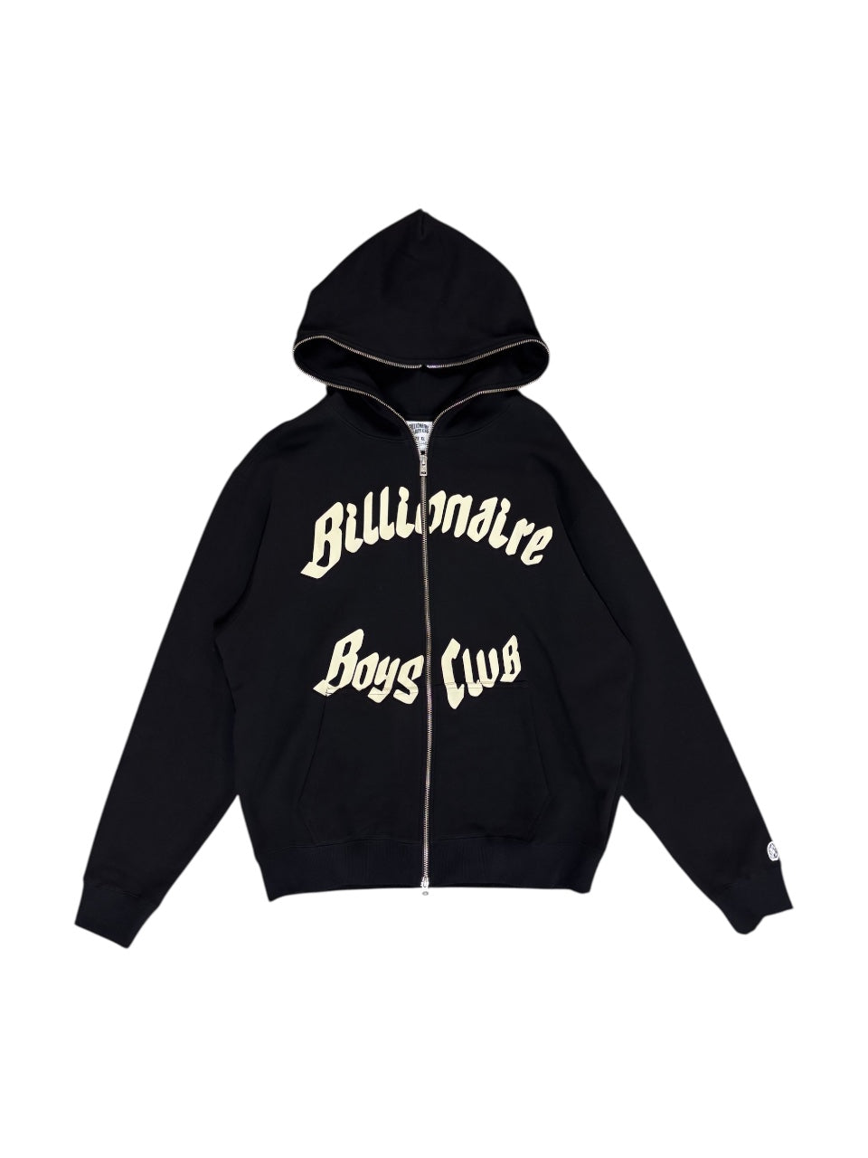 【Billionaire Boys Club-ビリオネアボーイズクラブ】 KARAT ZIP FRONT HOODIE / BLACK (フーディ/ブラック)