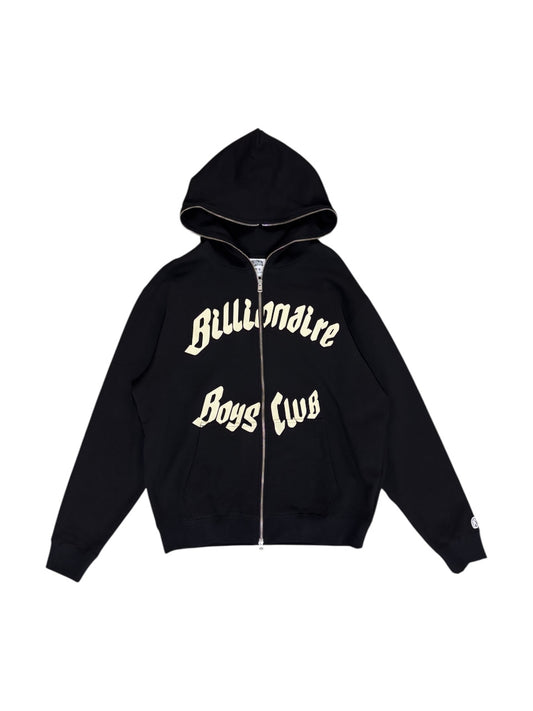 【Billionaire Boys Club-ビリオネアボーイズクラブ】 KARAT ZIP FRONT HOODIE / BLACK (フーディ/ブラック)
