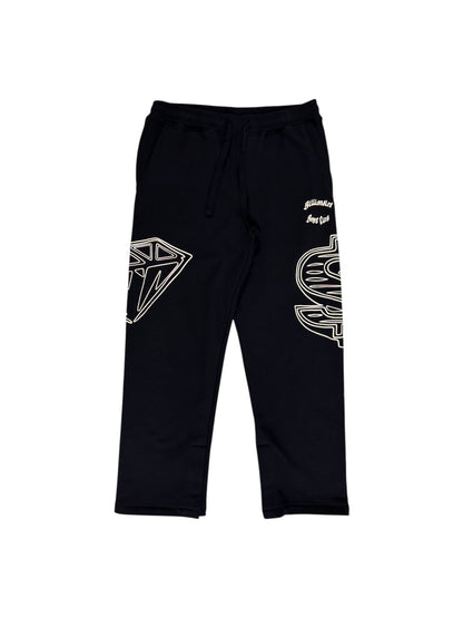 【Billionaire Boys Club-ビリオネアボーイズクラブ】 DUAl PRINTED SWEATPANTS / BLACK (パンツ/ブラック)
