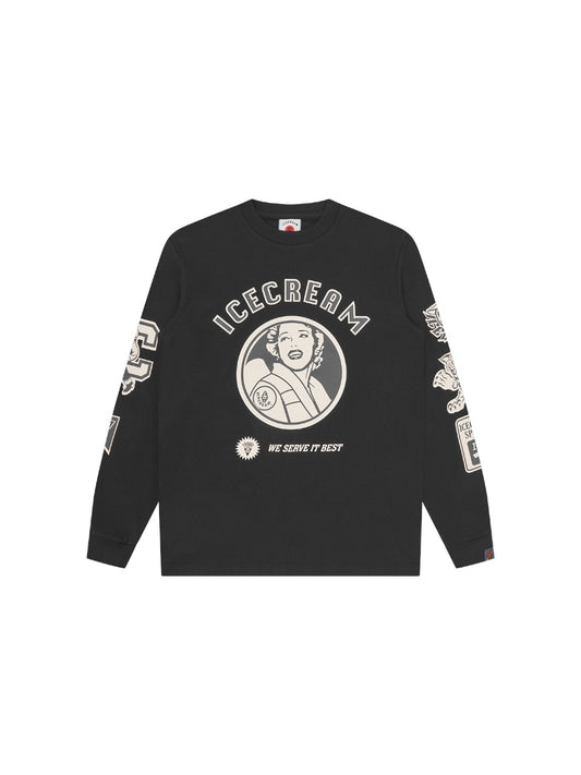 【ICE CREAM - アイスクリーム】MULTI GRAFPHIC LS TEE / BLACK (L.S/ブラック)