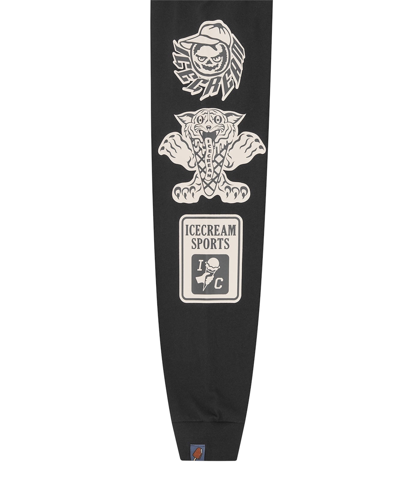 【ICE CREAM - アイスクリーム】MULTI GRAFPHIC LS TEE / BLACK (L.S/ブラック)