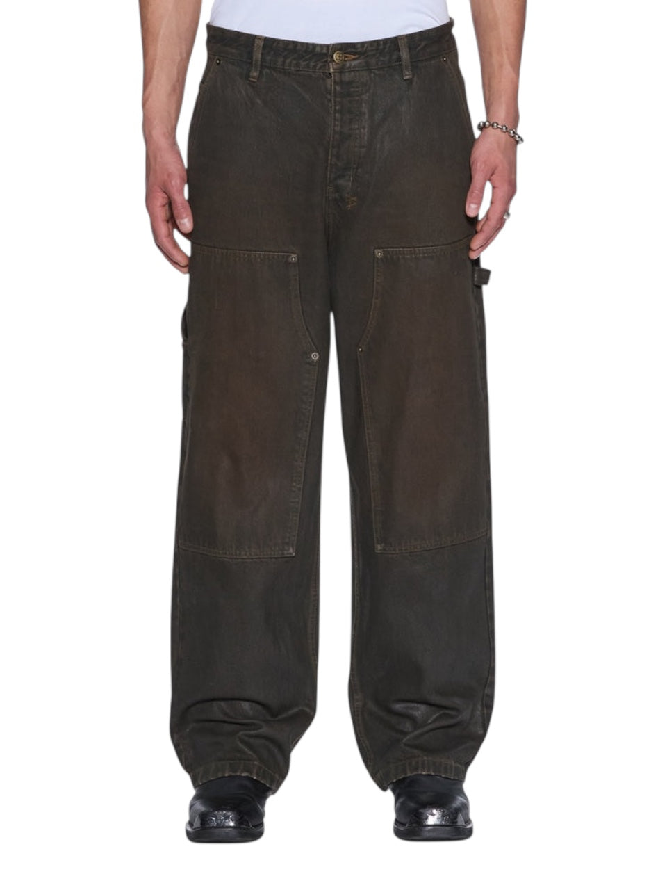 【KSUBI - スビ】MAXX PERATOR GREASE / DARK BROWN (パンツ/ダークブラウン)