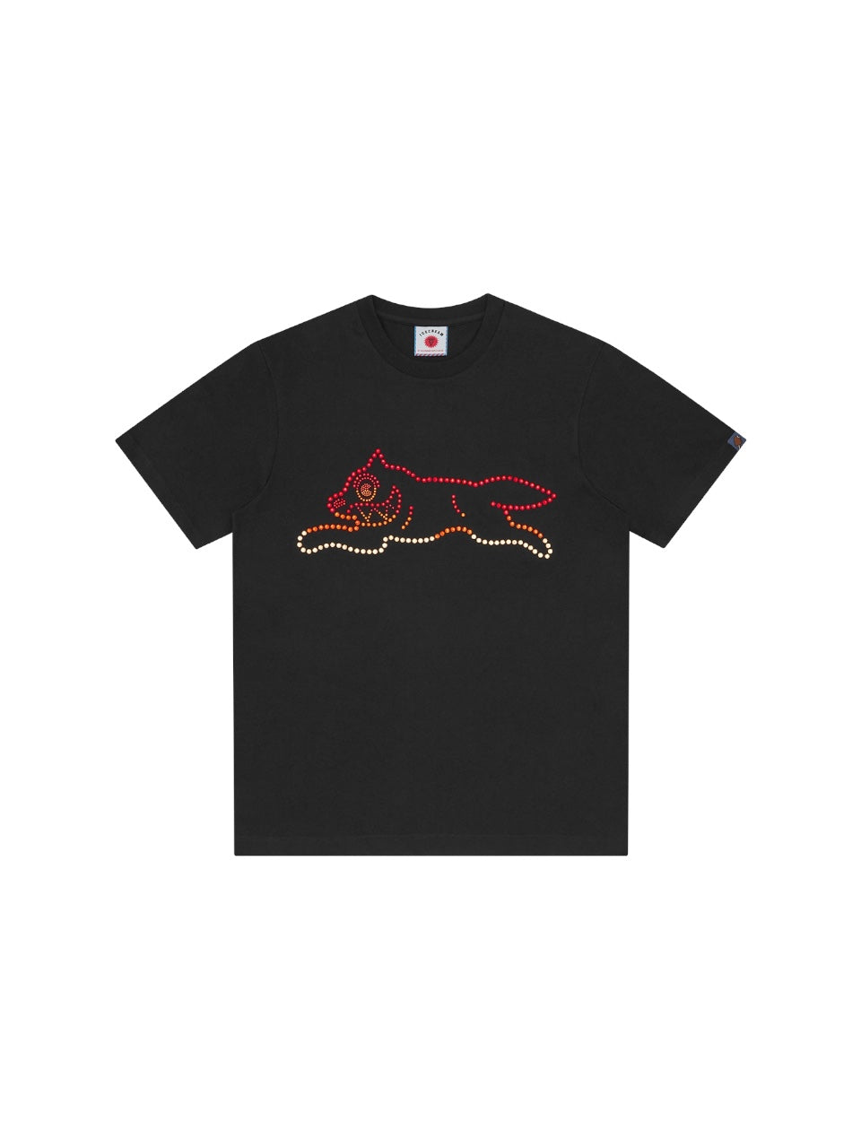 【ICE CREAM - アイスクリーム】CRYSTAL RUNNING DOG TEE / BLACK (S.S/ブラック)