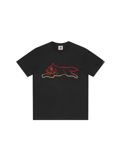 【ICE CREAM - アイスクリーム】CRYSTAL RUNNING DOG TEE / BLACK (S.S/ブラック)