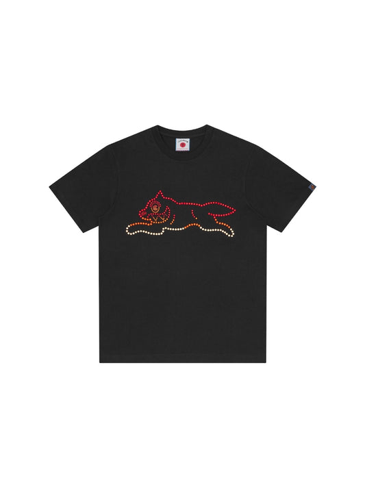 【ICE CREAM - アイスクリーム】CRYSTAL RUNNING DOG TEE / BLACK (S.S/ブラック)